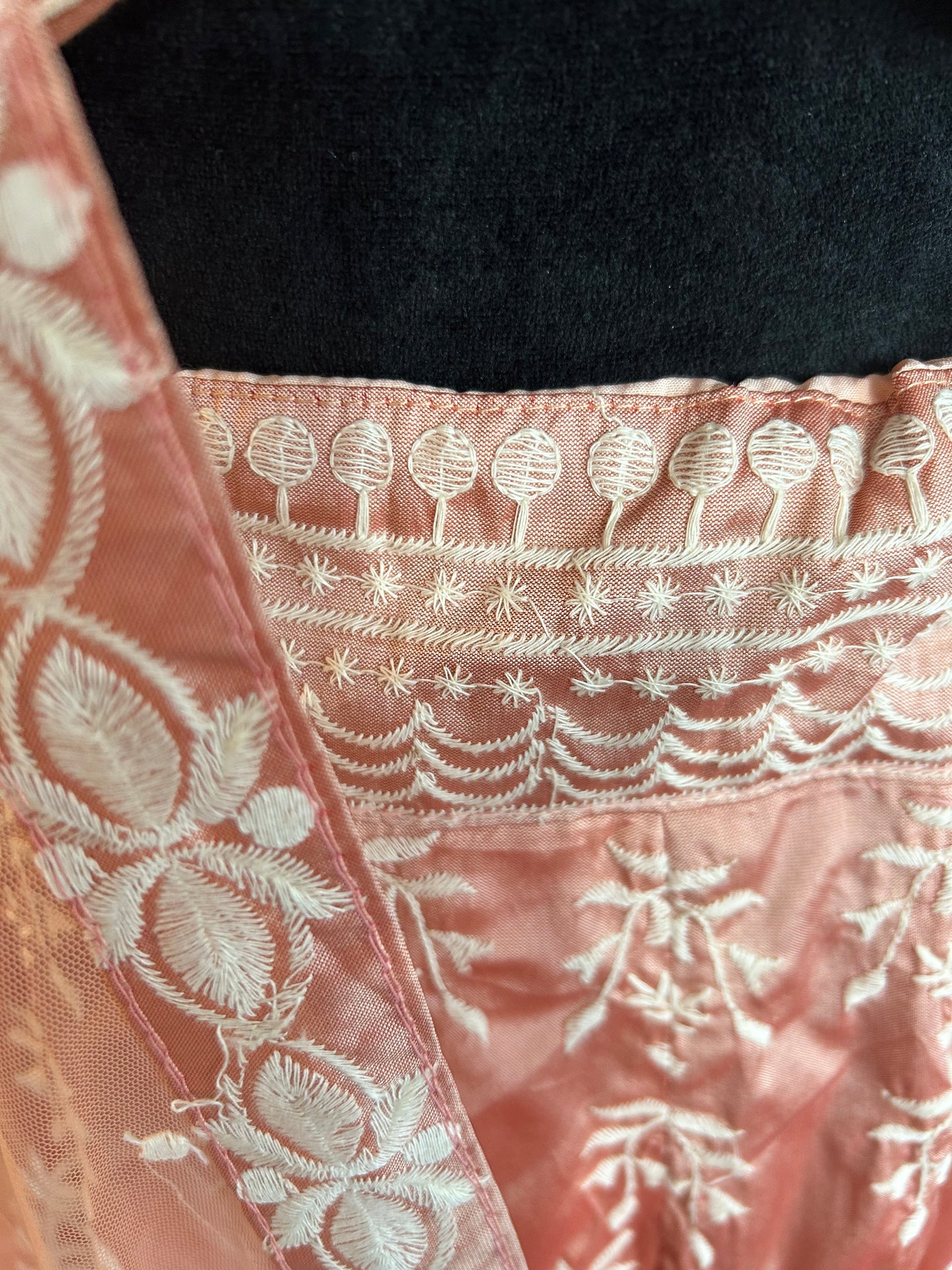 Dusty Pink Lehenga with Blouse and Dupatta