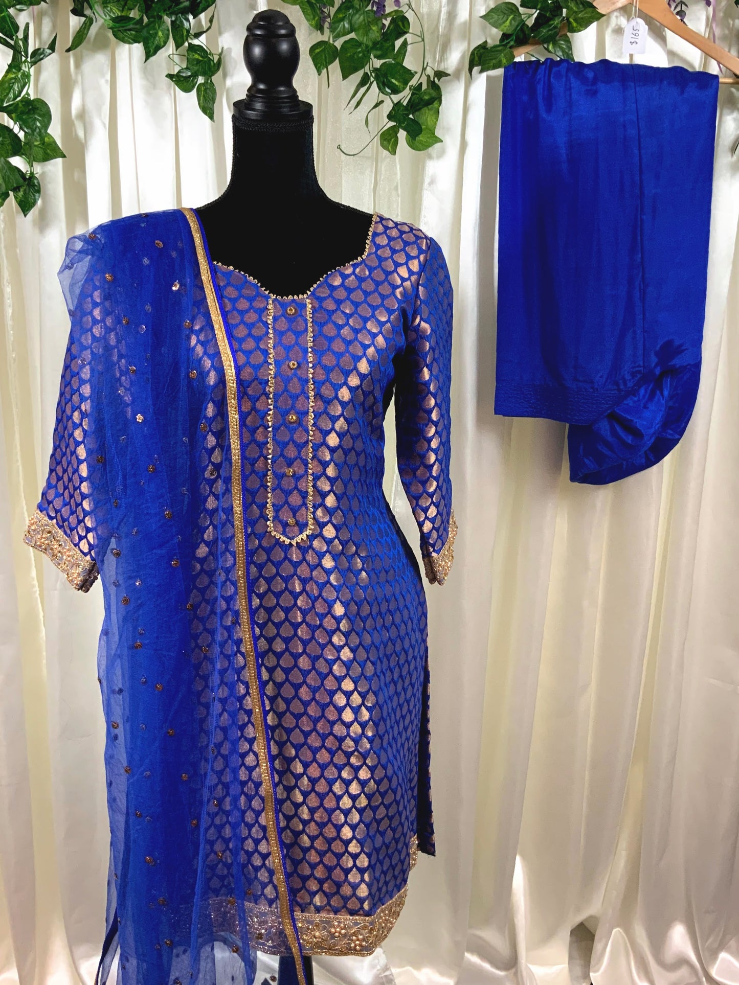 Royal Blue Patiala Salwar Suit